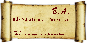 Büchelmayer Aniella névjegykártya